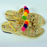 Orange EVA Kids Sandal Outdoor SDI on printed net, ideal for boys' casual footwear